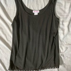 Small black tank top